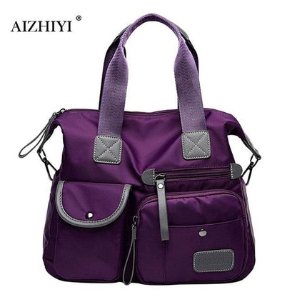 Waterproof Nylon Tote & Crossbody Bag