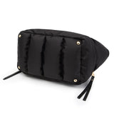 Woman Feather Padded Shoulder Bag
