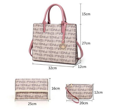 Shoulder Bags Messenger Handbags Three-Piece Women's Bag