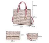 Shoulder Bags Messenger Handbags Three-Piece Women's Bag