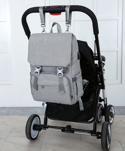 Baby Diaper Bag With USB Interface