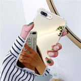 Gasbag Drop Proof Mirror Case for iphone XR 7 8 XS MAX XSmax X 10 6 6S Plus 7Plus 8Plus Airbag Soft TPU Phone Cover