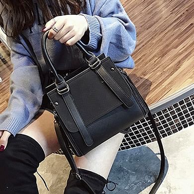Vintage Leather High Quality Small Shoulder Bags for Women