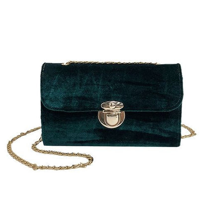 Women Messenger Bags Pure Color Gold