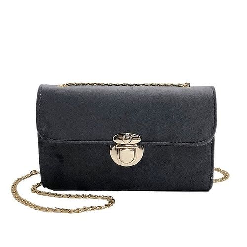 Women Messenger Bags Pure Color Gold