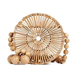 Round Summer Handmade Bamboo Bags Bohemian Straw Bag Hollow Rattan Woven Beach Bag Women Handbag Vintage Bali Lady Tote