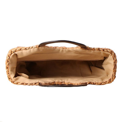 Vintage Bohemian Straw Rattan Handbag