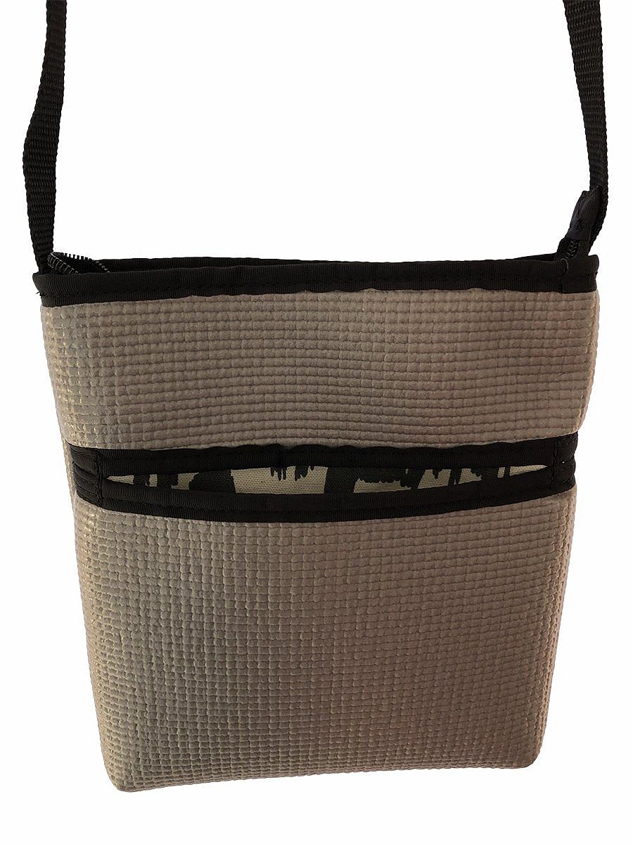 EcoM Gray Shoulder Crossbody Bag