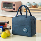 1 PCS Portable Waterproof Insulated Canvas Cooler Bag Thermal for food