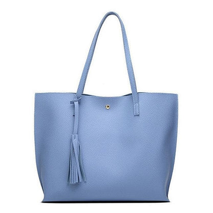 Casual Tassel Leather Shoulder Bag - 7 Colors