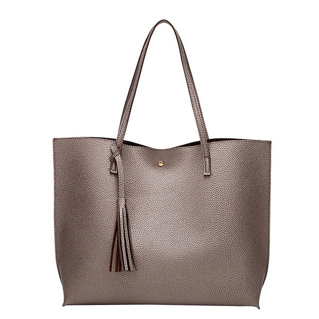Women's Fashion Casual Shoulder Bag Handle Bag Bag 7 Colors Lady Big Capacity Purse Tassel Leather